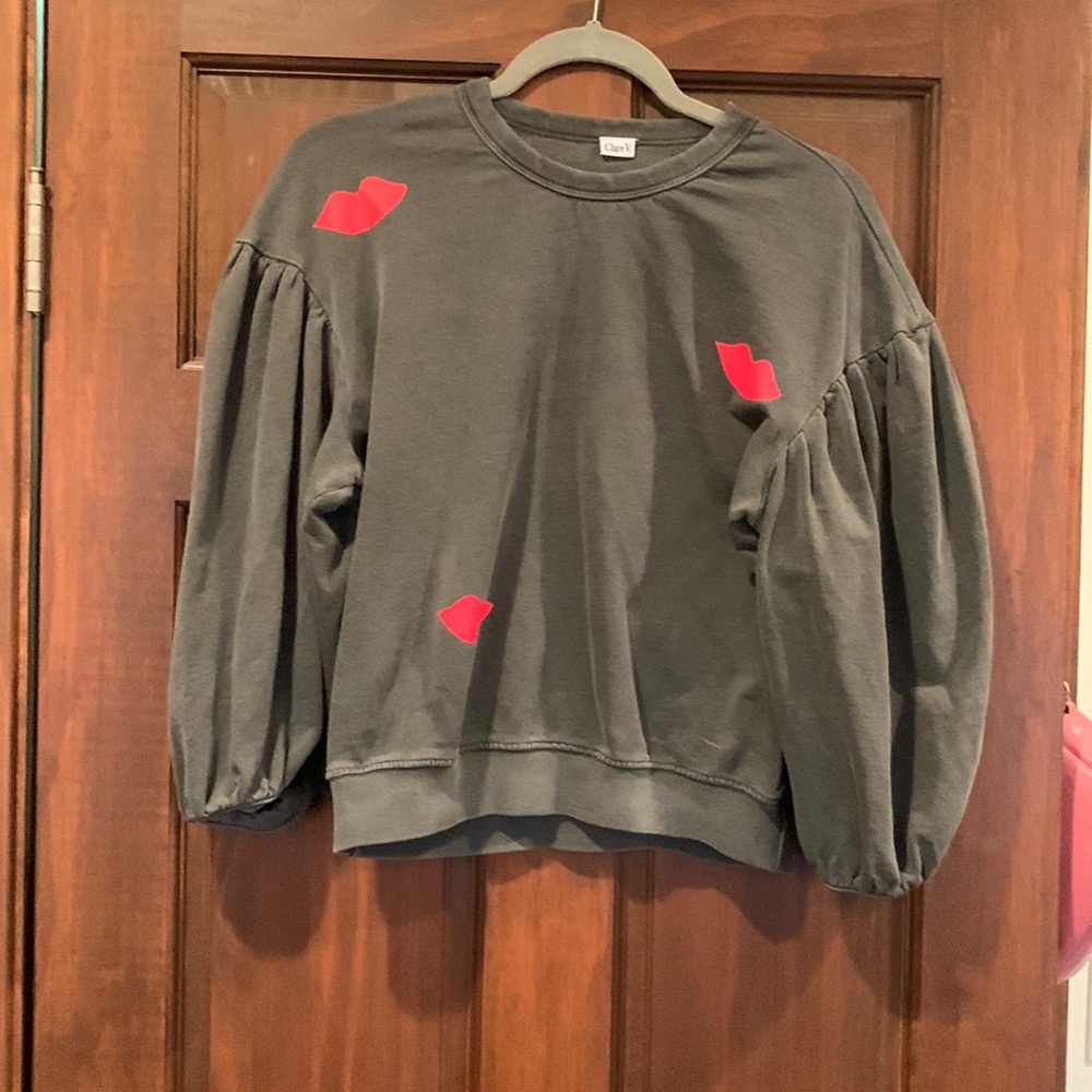 Clare V drop shoulder sweatshirt